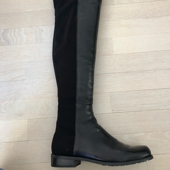 Stuart Weitzman 5050 over knee boots black nappa 6